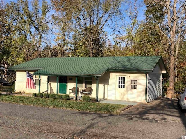 view of ranch-style home