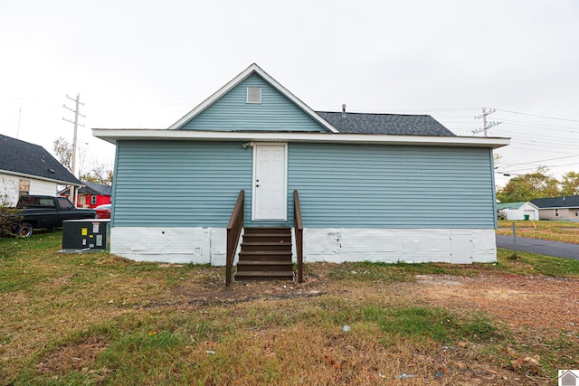 view of back of property