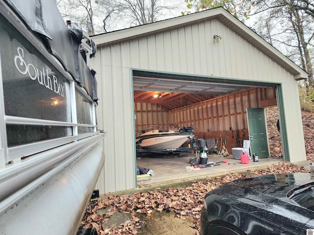 view of parking / parking lot