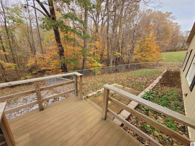 view of deck