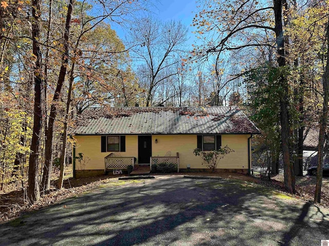 view of ranch-style house