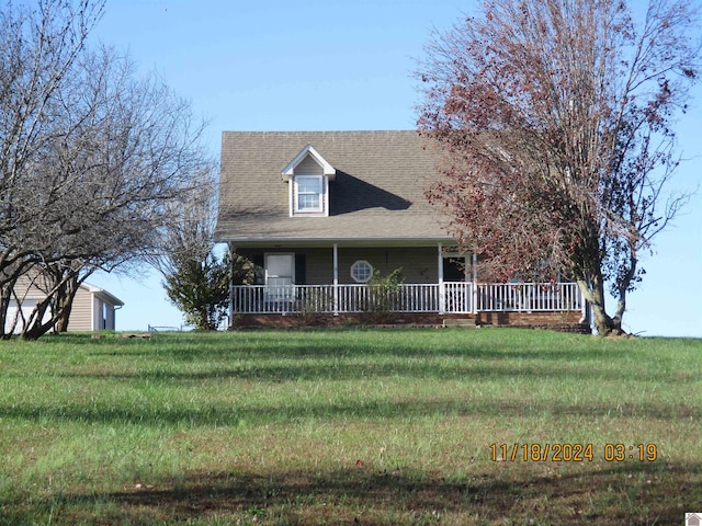 73 Skinner Creek Rd, Cadiz, KY 42211 - cape cod house with a front lawn