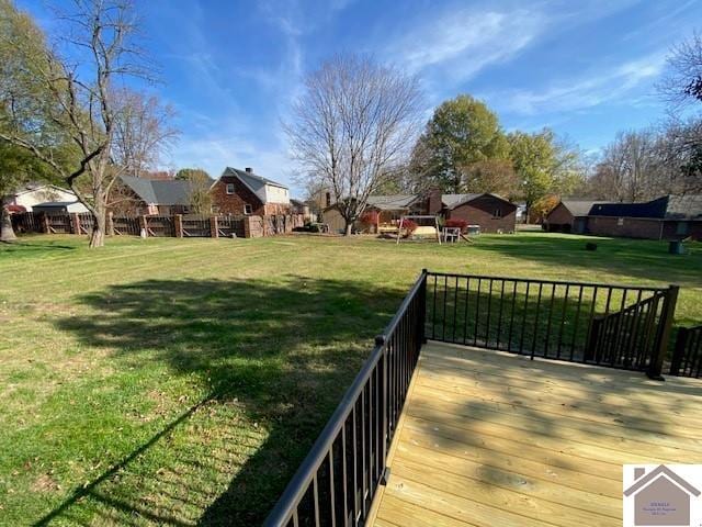 exterior space featuring a deck