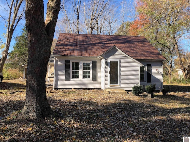 view of front of home