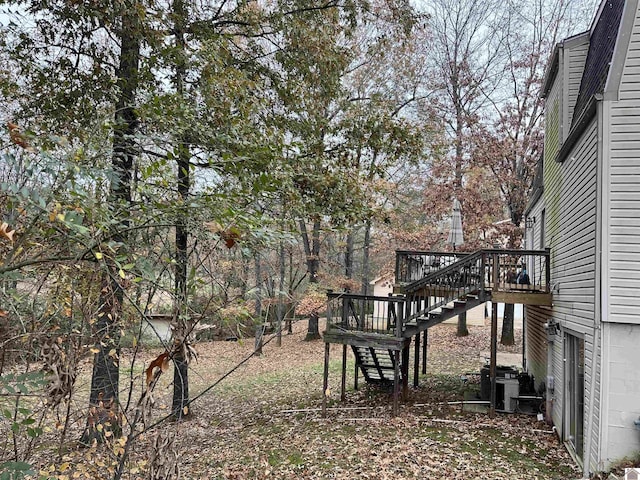 210 Banberry Bnd, Paducah, KY 42001 - view of yard with a deck
