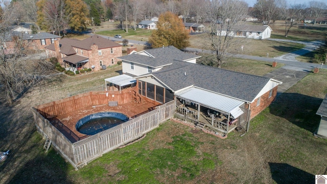 155 County Line Rd, Paducah, KY 42003 - aerial view of residential area
