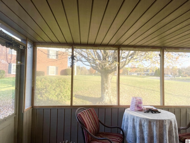 sunroom featuring plenty of natural light