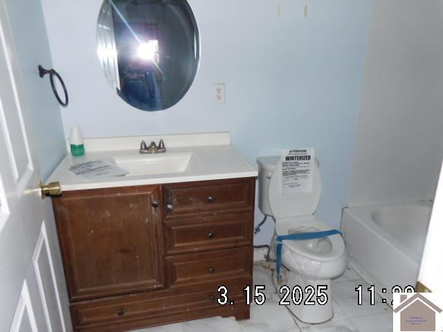 82 Ingleside Rd, Kevil, KY 42053 - full bathroom featuring vanity and a tub