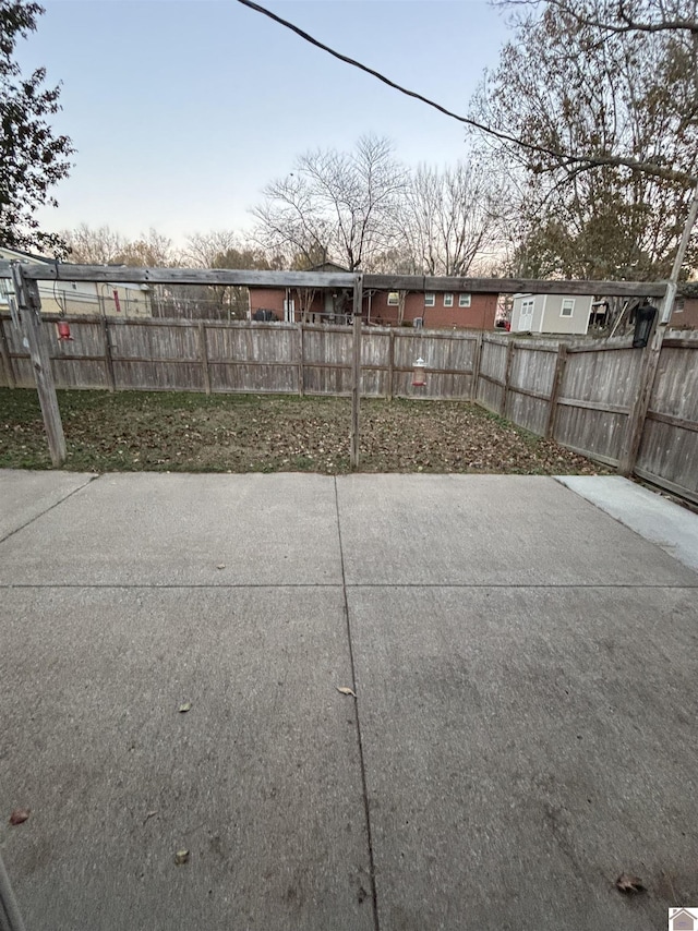 view of patio