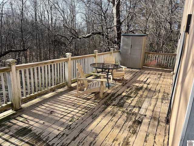 view of deck