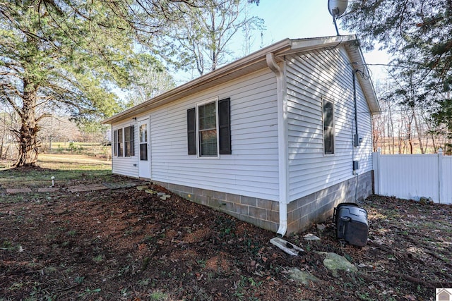 view of property exterior