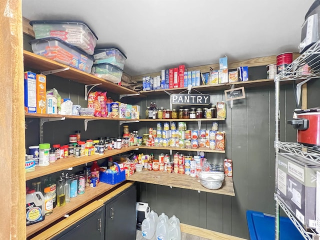 view of pantry