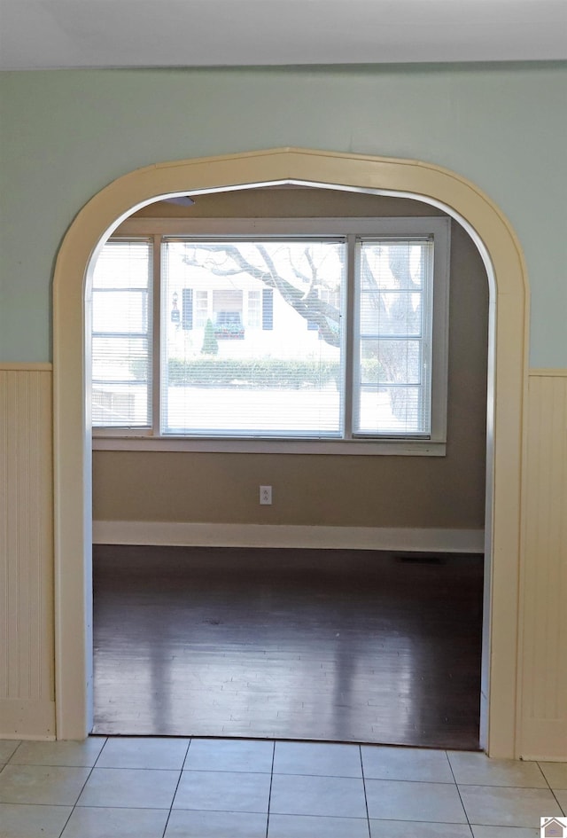 view of tiled empty room