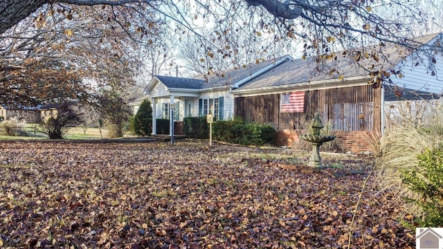 view of ranch-style home