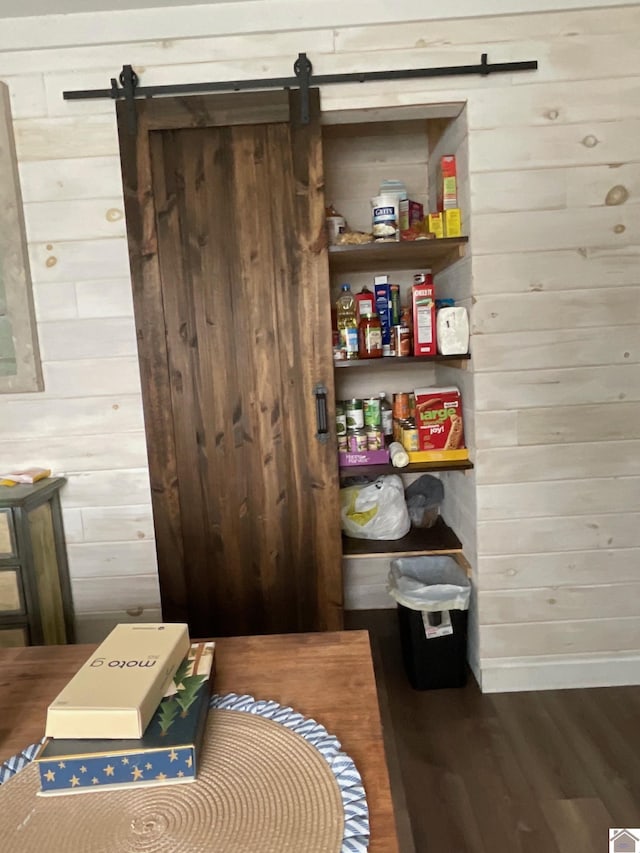 view of pantry