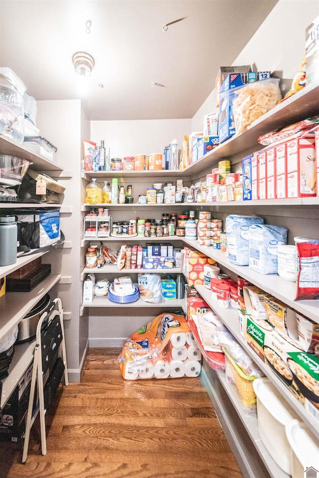 view of pantry