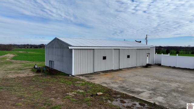 view of outbuilding