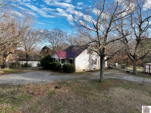 view of property exterior