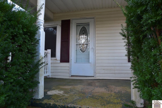 view of entrance to property