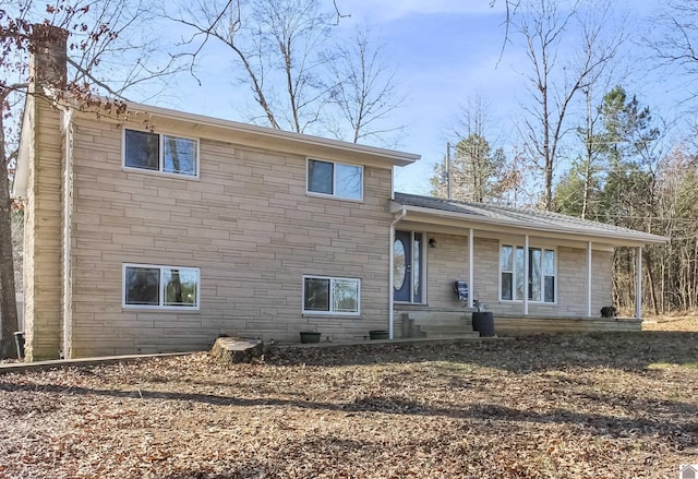 view of rear view of house