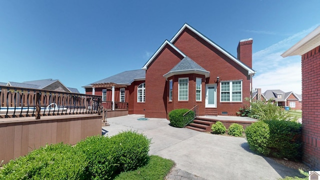 view of front of home