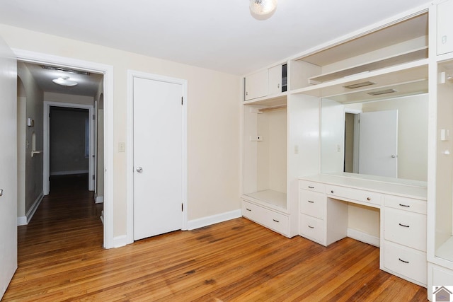 interior space featuring light hardwood / wood-style floors