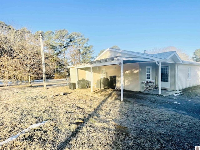 view of back of house