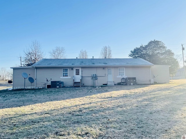 view of back of property