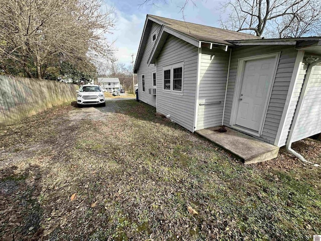 view of side of property