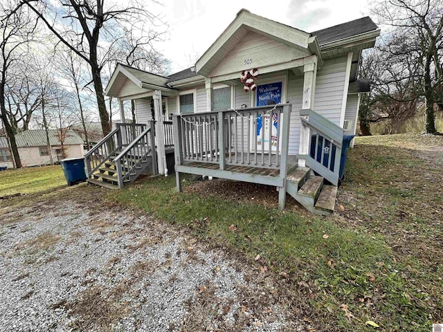 view of front of house