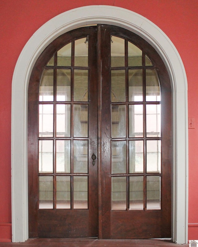 room details featuring french doors