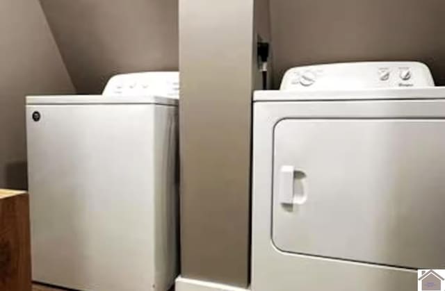 laundry area featuring separate washer and dryer