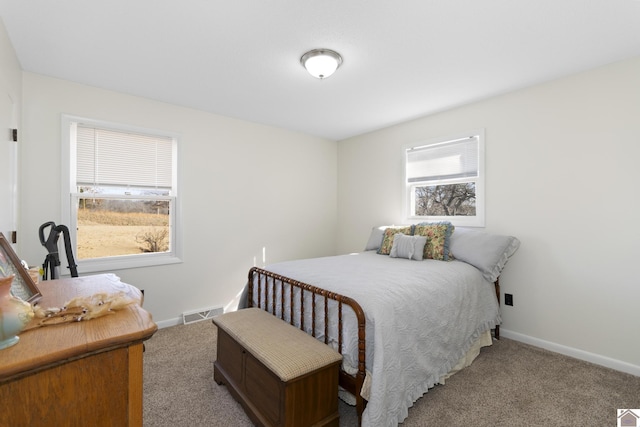 bedroom featuring carpet floors