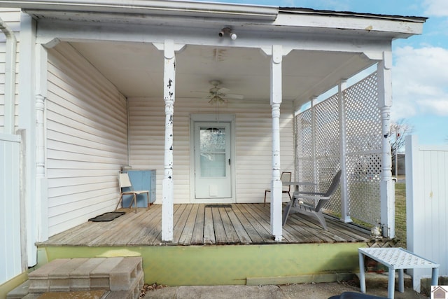 view of entrance to property