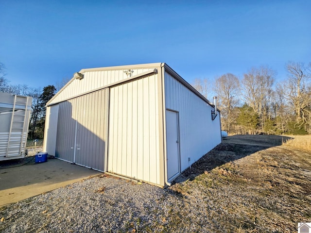 view of outdoor structure