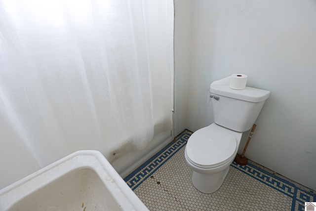 bathroom with toilet