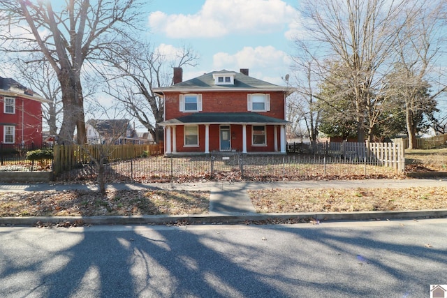 view of front of home