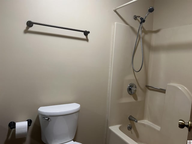 bathroom with  shower combination and toilet