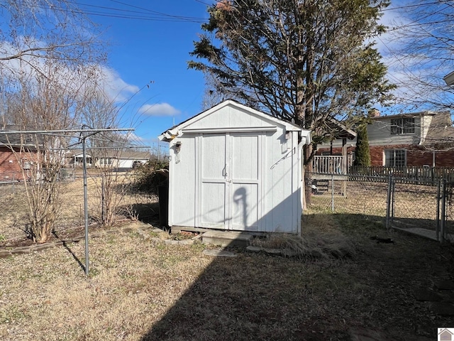 view of outbuilding