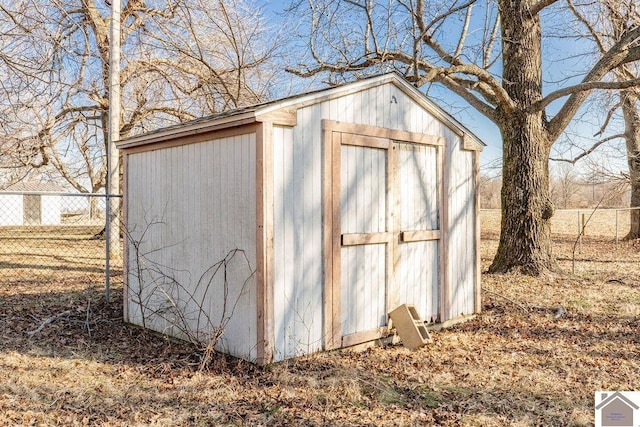 view of outbuilding