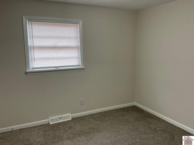 empty room featuring carpet floors