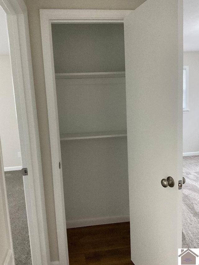 view of closet