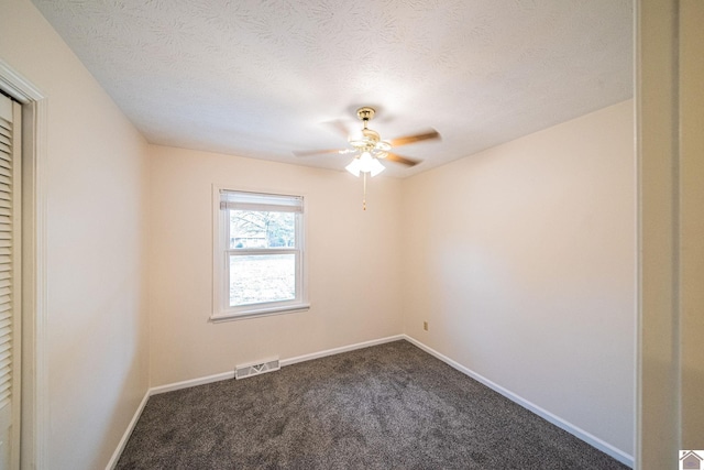 8200 Houser Rd, Boaz, Mccracken, KY 42027 - carpeted empty room with ceiling fan and a textured ceiling