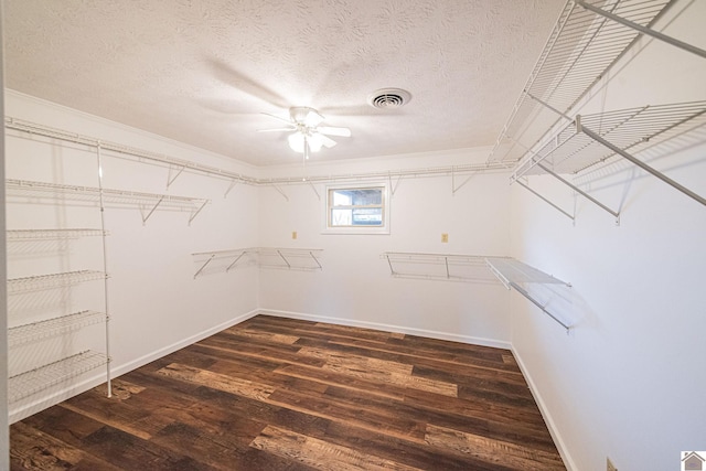 8200 Houser Rd, Boaz, Mccracken, KY 42027 - walk in closet featuring dark wood-type flooring