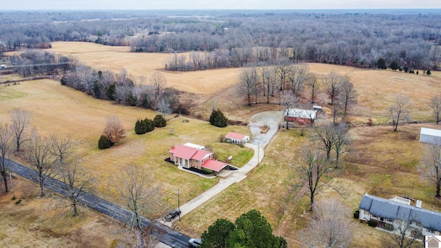 8200 Houser Rd, Boaz, Mccracken, KY 42027 - birds eye view of property with a rural view