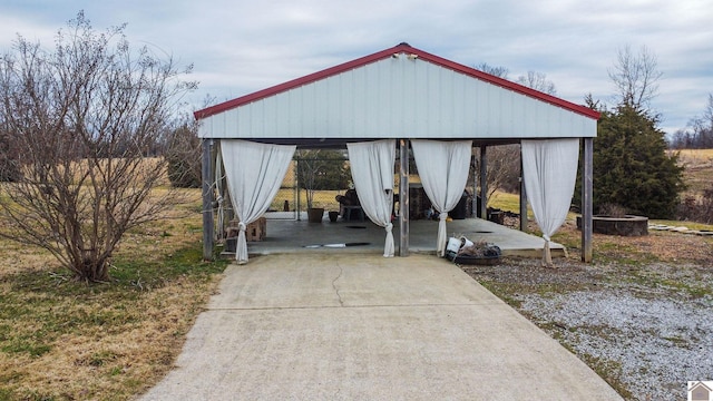8200 Houser Rd, Boaz, Mccracken, KY 42027 - view of outdoor structure featuring a carport