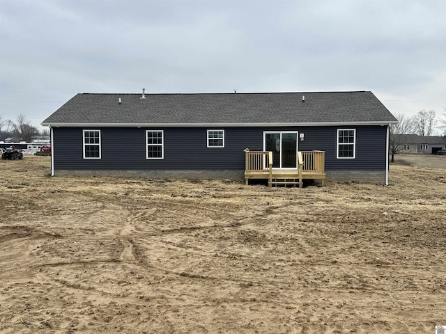 view of back of property