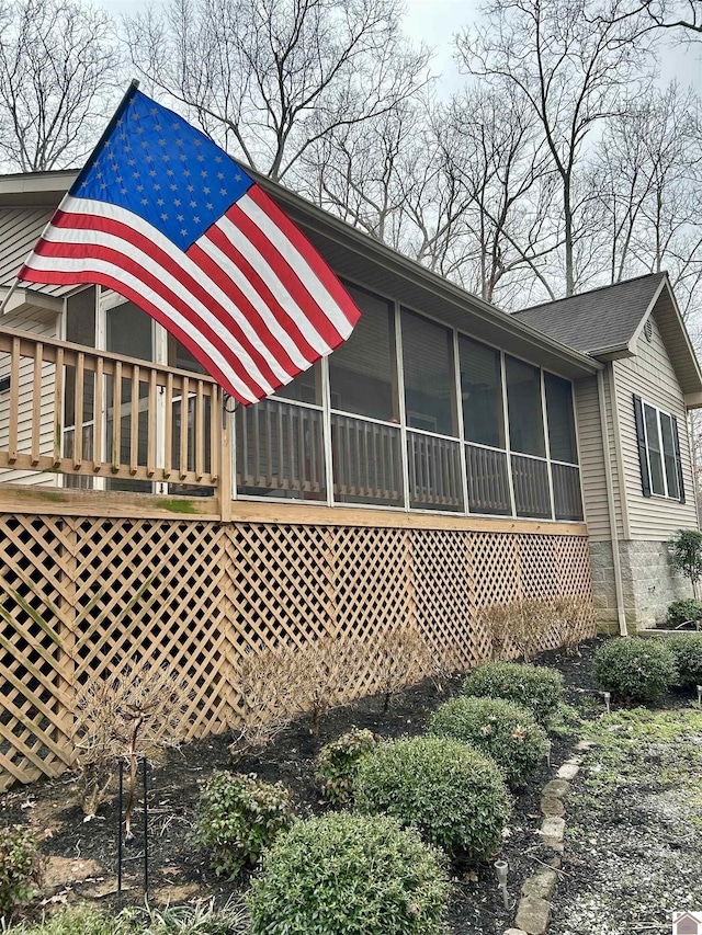 view of home's exterior