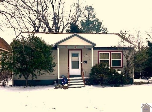 view of bungalow-style home