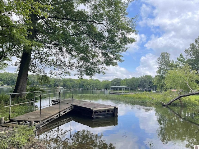273 Bayshore Dr, Cadiz, KY 42211 - dock featuring a water view